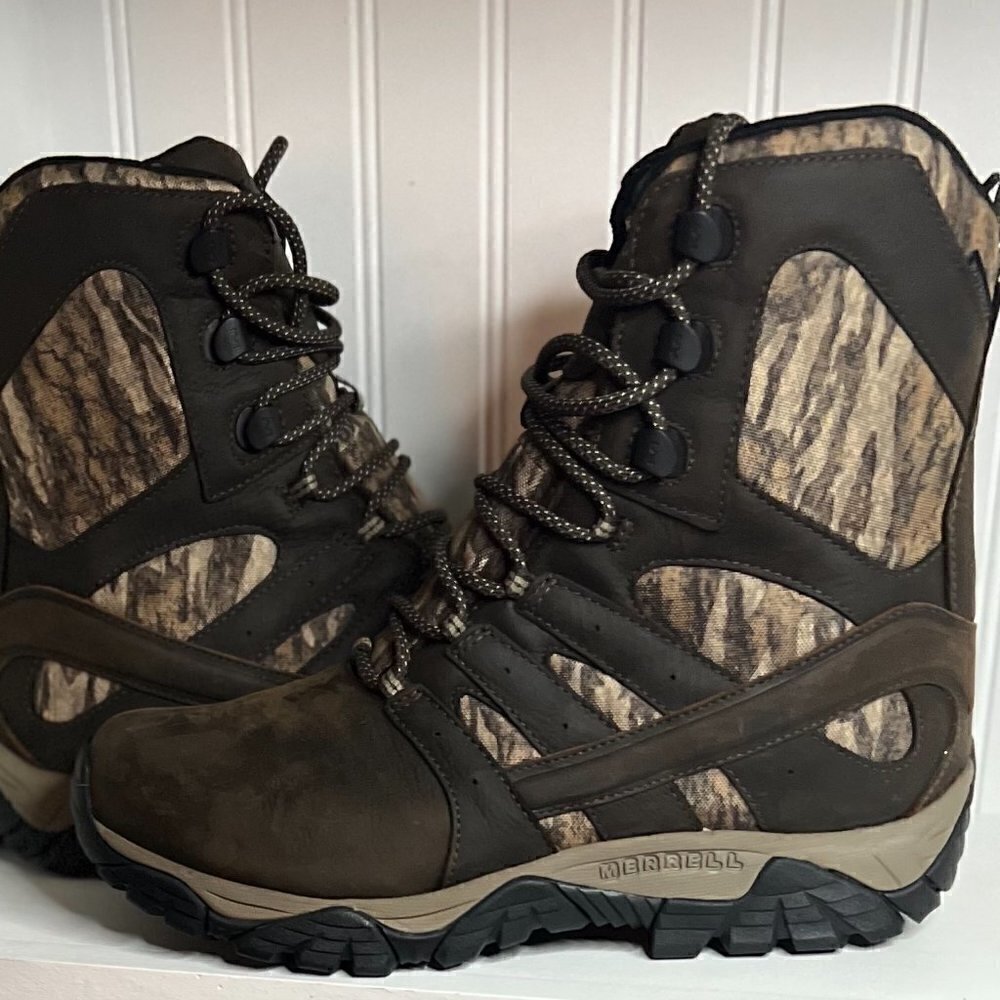 Merrell Moab Timber 8" Work Boot in Espresso Size 11.5